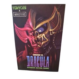 2025 NECA TMNT X UNIVERSAL MONSTERS SHREDDER AS DRACULA PURPLE ULTIMATE FIGURE